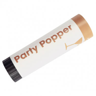 2 Party Poppers Golden Wishes Plastic / Paper 15 cm
