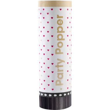 2 Party Popper Everyday Love Plastic / Paper 15 cm
