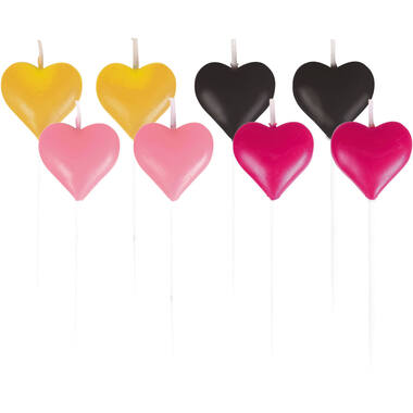 8 Mini Character Candles Everyday Love Height 7 cm