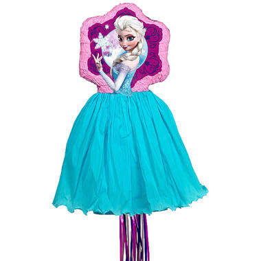 Pull Pinata Frozen Elsa Paper / Plastic 29.5 x 61.8 x 2.7 cm
