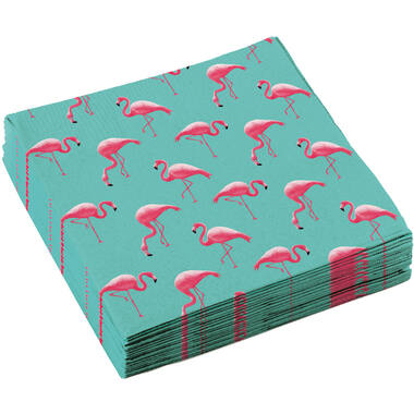 20 Napkins Flamingo Paradise 33 x 33 cm