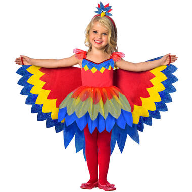 Child Costume Pretty Parrot Age 7 - 8 Years
