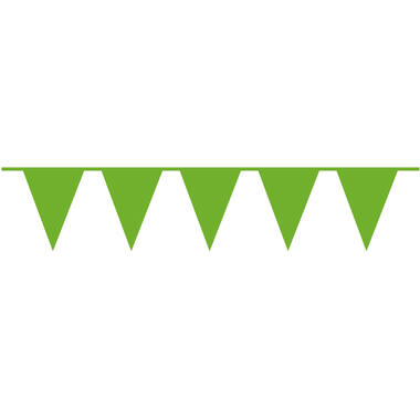 Pennant Banner Kiwi Green Plastic 1000 x 32 cm