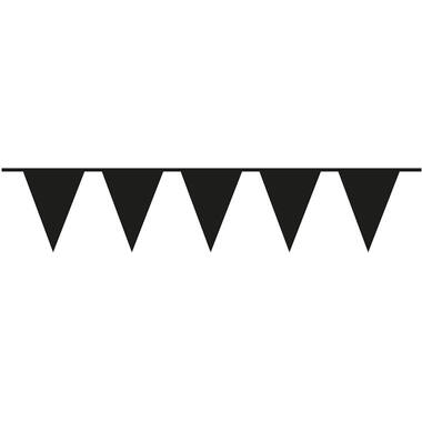 Pennant Banner Black Plastic 1000 x 32 cm