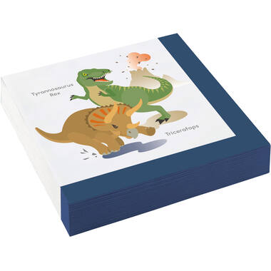 20 Napkins Happy Dinosaur 33 x 33 cm