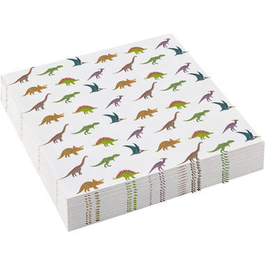 20 Napkins Happy Dinosaur 25 x 25 cm