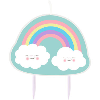 Character Candle Rainbow & Cloud Height 8.5 cm