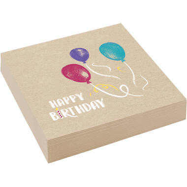 20 Napkins My Birthday Party 33 x 33 cm