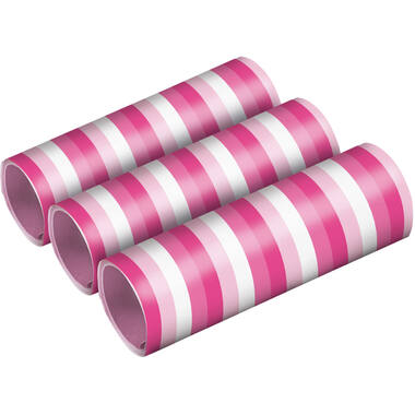 3 Streamers Hot Pink Paper 0.7 x 400 cm