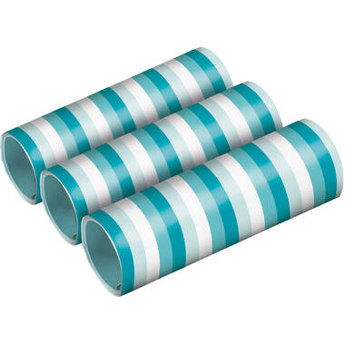 3 Streamers Aqua Glamor Paper 0.7 x 400 cm