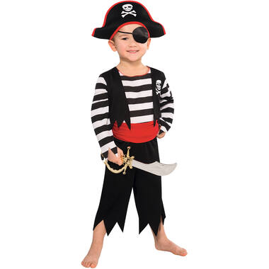 Child Costume Deckhand Pirate Age 6-8 Years