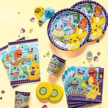 8 Party Bags Pokemon Plastic 23.4 x 16.2 cm
