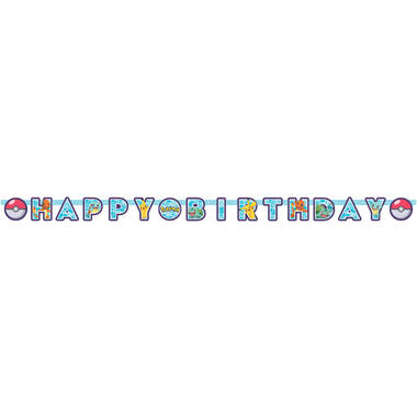 Letter Banner Pokemon Paper 218 x 12 cm