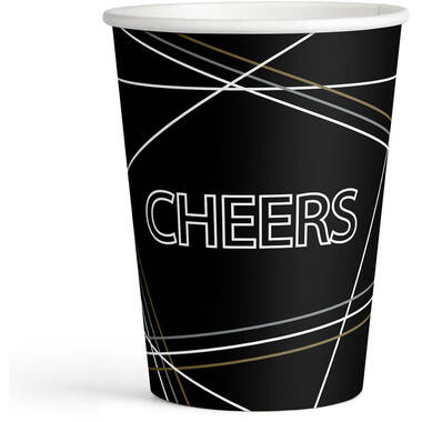 8 Cups Elegant Wishes Paper 250 ml