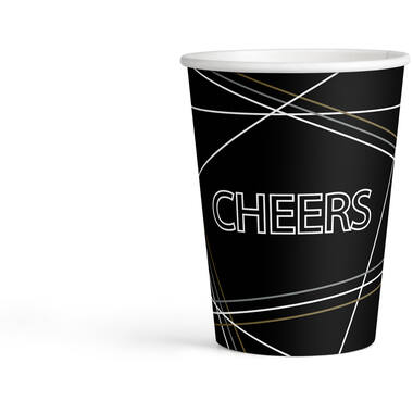 8 Cups Elegant Wishes Paper 250 ml
