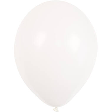 10 Latex Balloons Crystal Clear 27.5 cm / 11"