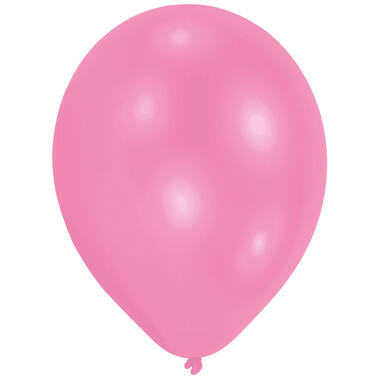 25 Latex Balloons Standard New Pink 27.5cm / 11"