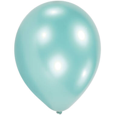 25 Latex Balloons Pearl Robin's Egg Blue 27. 5cm / 11"