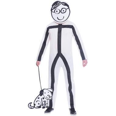 Adult Costume Stickman Size M/L