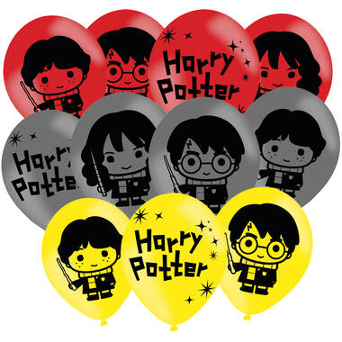 6 Latex Balloons Harry Potter 4 Sided Print 27.5 cm / 11"