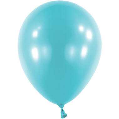 100 Latex Balloons Decorator Pearl Caribbean Blue 12 cm / 5"