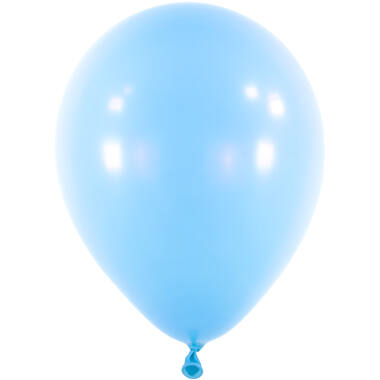 50 Latex Balloons Decorator Standard Pastel Blue 27.5 cm / 11"