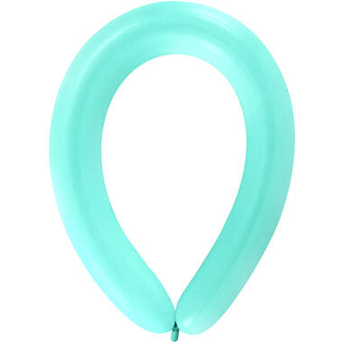 50 Latex Balloons Decorator Modelling Fashion E360 Robin's Egg Blue 114 cm / 45"