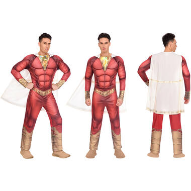 Adult Costume Shazam Mens M