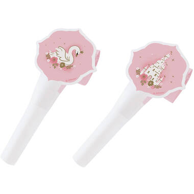 8 Blowouts Princess for a Day Plastic / Paper 30 cm