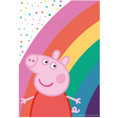 8 Lootbags Peppa Pig Paper 23,4 x 16,2 cm