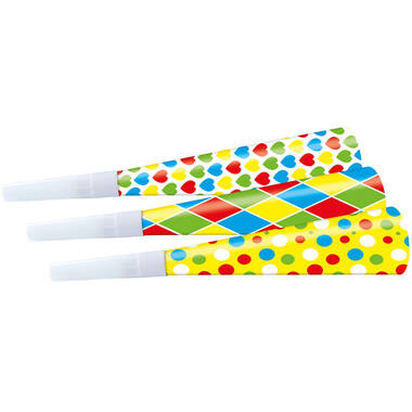 3 Trumpets Plastic / Paper 22 cm