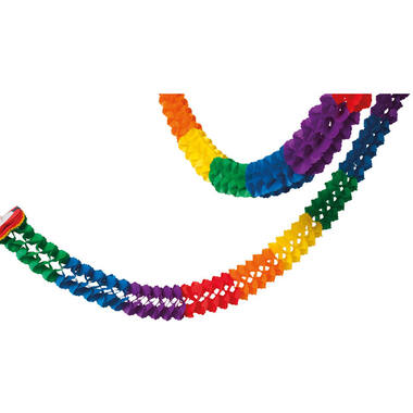 Garland Rainbow flame retardant 16 x 400 cm