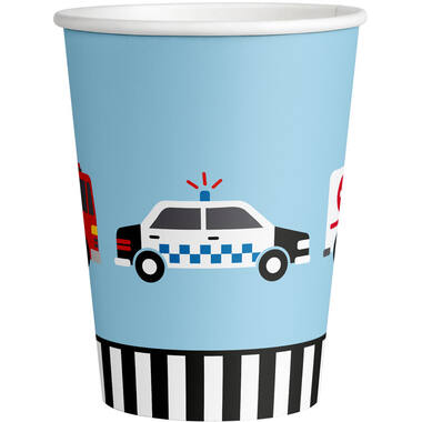 8 Cups On the Road Pattern Paper 250 ml