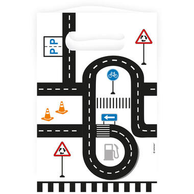 8 Paper Bags On the Road