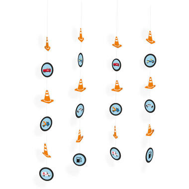 4 String Decorations On the Road Paper 130 cm