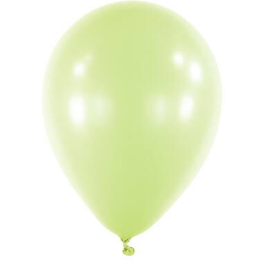 100 Latex Balloons Decorator Macaron Pistachio 13 cm / 5"