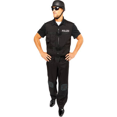 Adult Costume German Swat Cop Size L