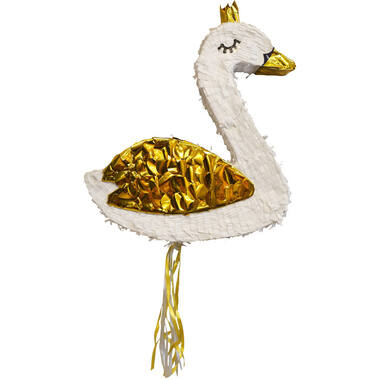 Pull Pinata Swan Paper 40 x 46 x 7 cm