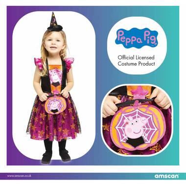 Baby Costume Peppa Orange Dress Age 12-24 Months