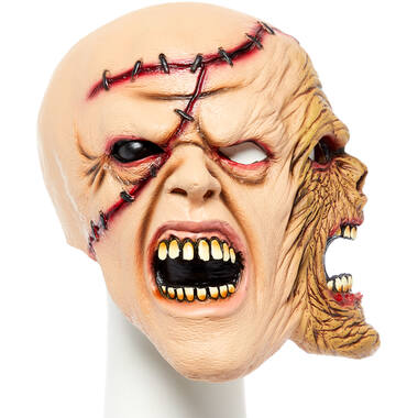Latex Mask with 2 faces