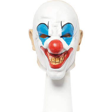 Latex Bald Clown Mask