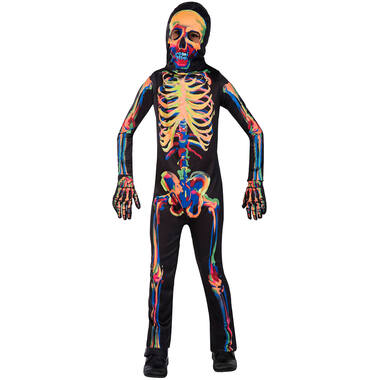 Child Costume GID Skeleton Age 8-10 Years