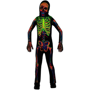 Child Costume GID Skeleton Age 10-12 Years