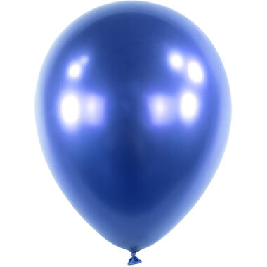 100 Latex Balloons Decorator Satin Luxe Azur 12 cm / 5"