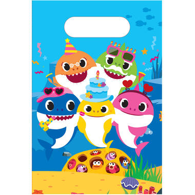 8 Lootbags Baby Shark Paper 23,4 x 16,2 cm