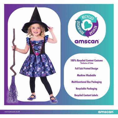 Child Costume  Mythical Witch Age 4-6 Years