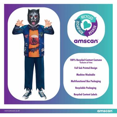 Child Costume  Werewolf Age 4-6 Years