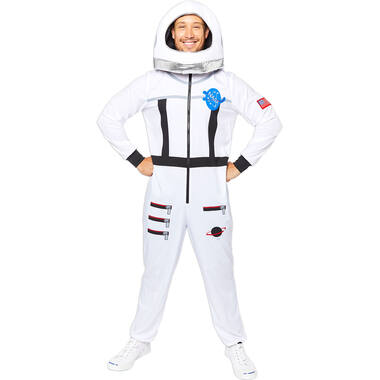 Adult Costume Astronaut White Size Plus