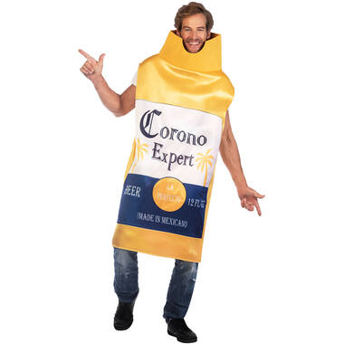Adult Costume Yellow Bottle Size One Size