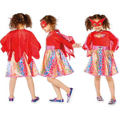 Child Costume Owlette Deluxe Dress Age 6-8 Years